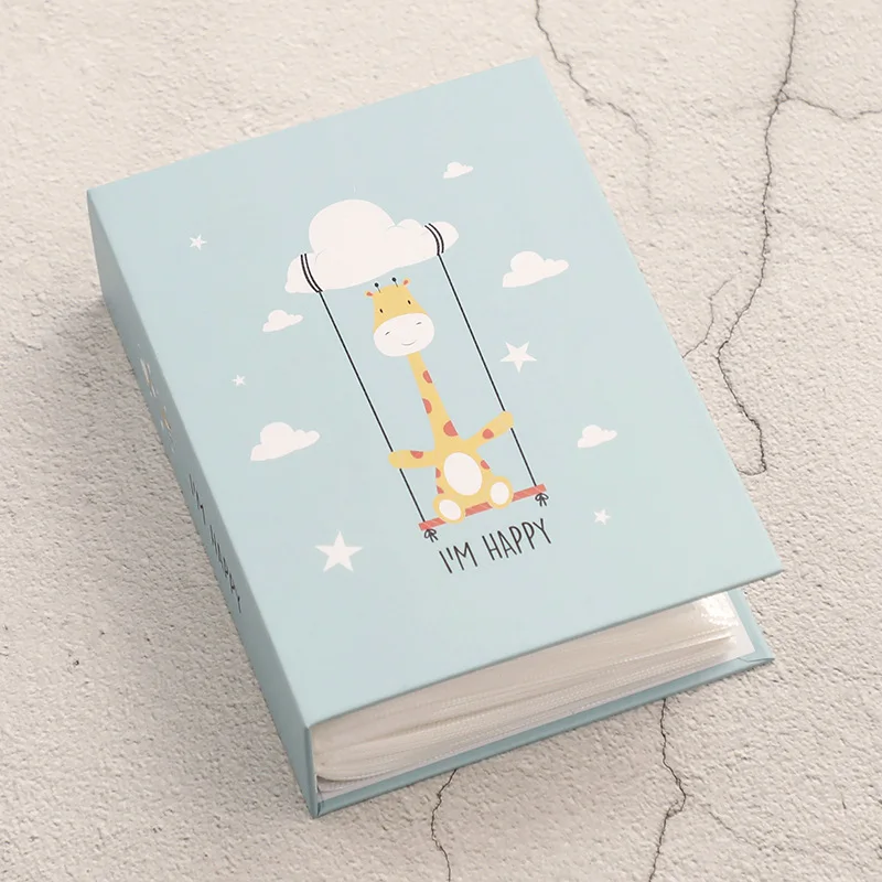 Neue Taschen 6 Zoll Fotoalbum Bilder speicher rahmen für Kinder Kinder Scrap booking Bild Fall Fotoalbum: Licht Grau