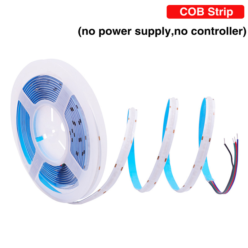 12V 24V RGBWW RGBW RGB CCT COB LED Strip 784 840LEDs/m High Bright Flexible LED Tape Light Bar Linear Dimmable Room Decor: Emitting Color2 / 0-5W / 1m