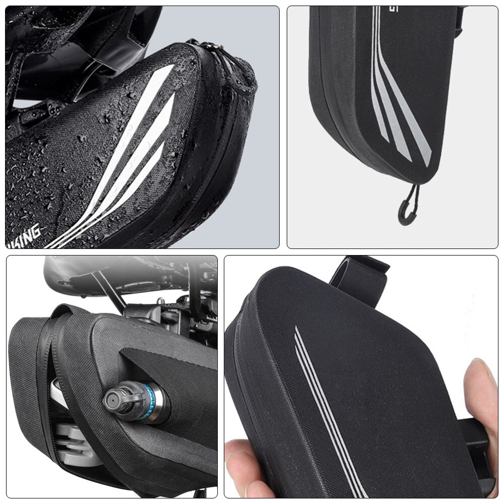 1Pc Bike Achterbank Tas Duurzaam Stijlvolle Cool Bike Container Fiets Accessoires Opslag Pouch Skischoen Fietsen Opslag B