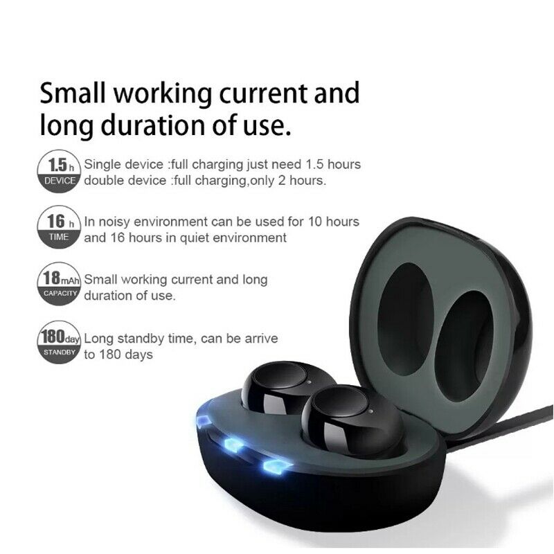 Intelligent Style Hearing Aid Rechargeable Low-Noise Wide-Frequency One-Click Operation Elderly In-Ear Deaf Hearing Aids