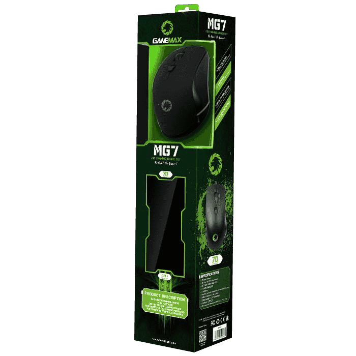 MG7 2 IN 1/USB wired gaming mouse,3200DPI/IC704A, along with softwarer define marco function/RGB light