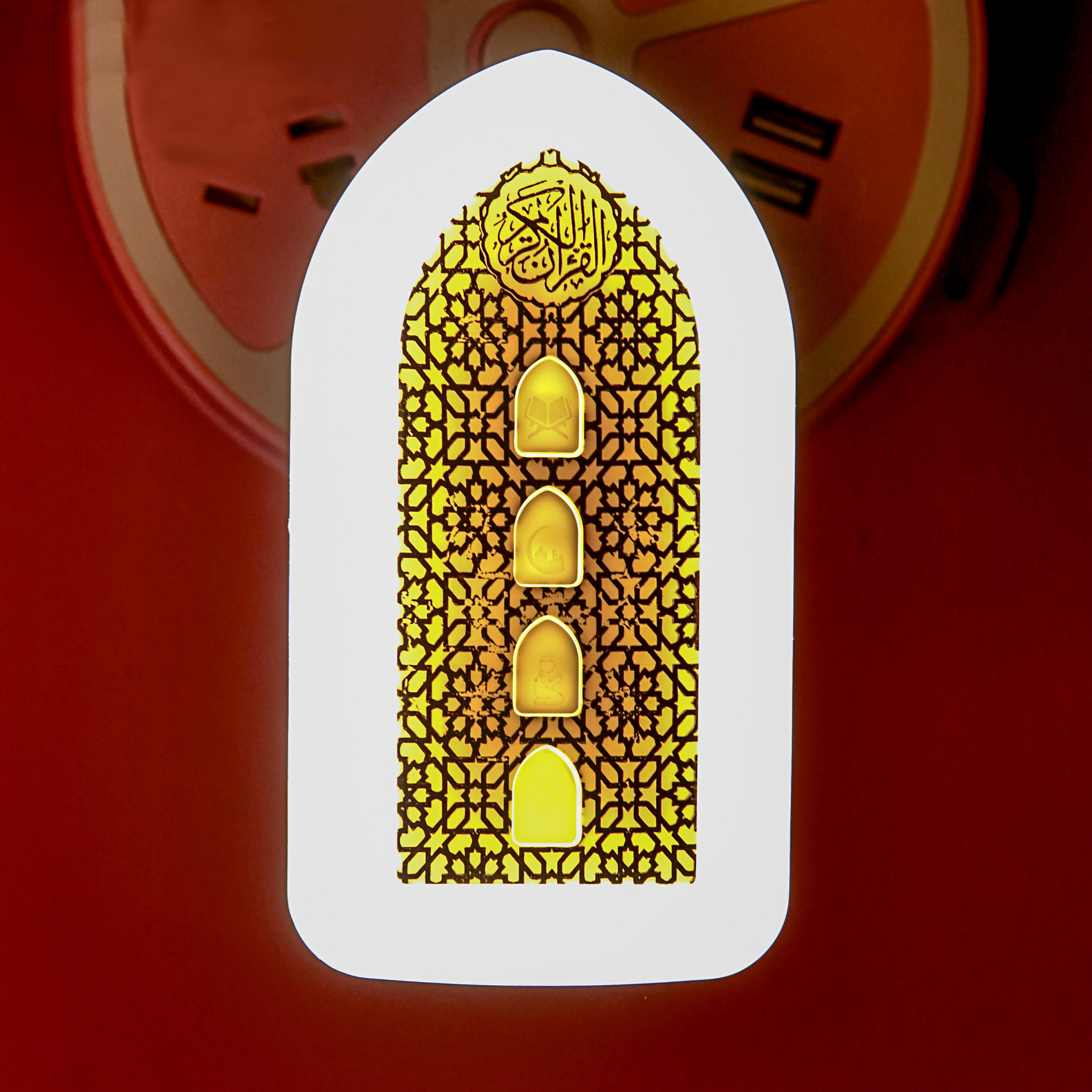 Quran Speaker Azan Clock Muslim Ramadan Islam Quran Player with Light Muslim Zikir Plug Adjustable Quran Stand