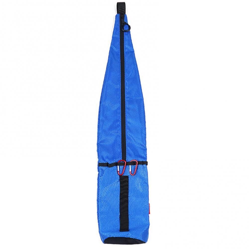 Trekking Pole Waterproof Rucksack Hiking Stick Carry Bag Portable Crutch Storage Bag Fishing Rod Pouch for Climbing: Blue