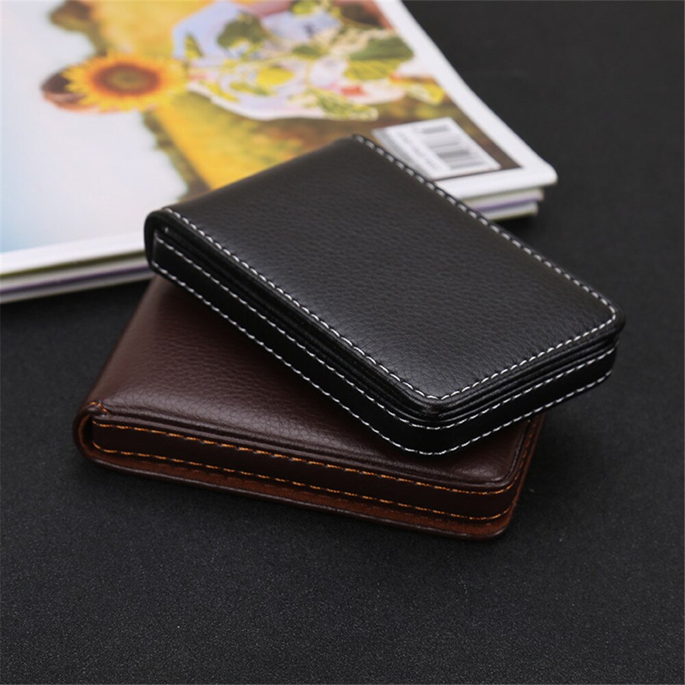 Card Holder Men's Card Id Holders Magnetic Card Case Box Mini Credit Card Holder Coin Purse Wallet Business Card Case