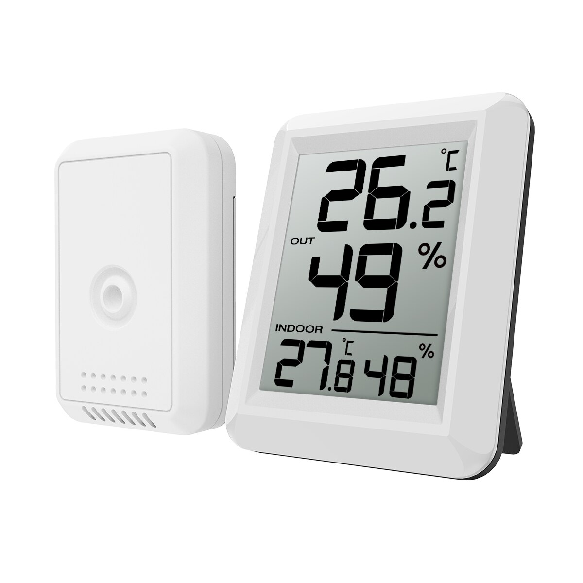 ORIA Digitale LCD Indoor Outdoor Thermometer Temperatuur Mini Remote Thermometer Digitale Lcd Temperatuur Thermometer Thuis