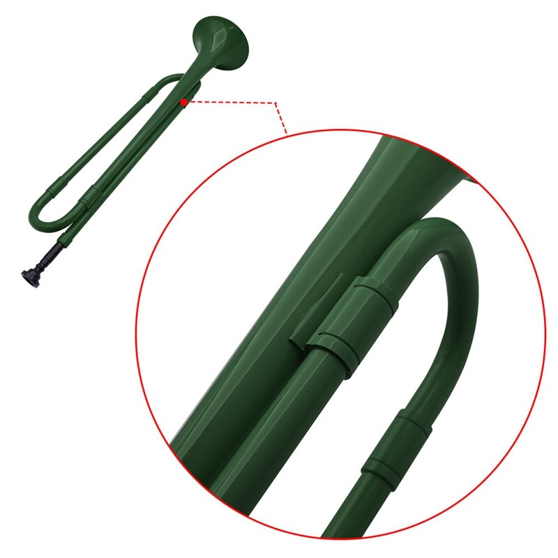 Plasttrumpet - bekvämt ergonomiskt grepp - bb autentiskt ljud för student- och nybörjare abs konstruktion