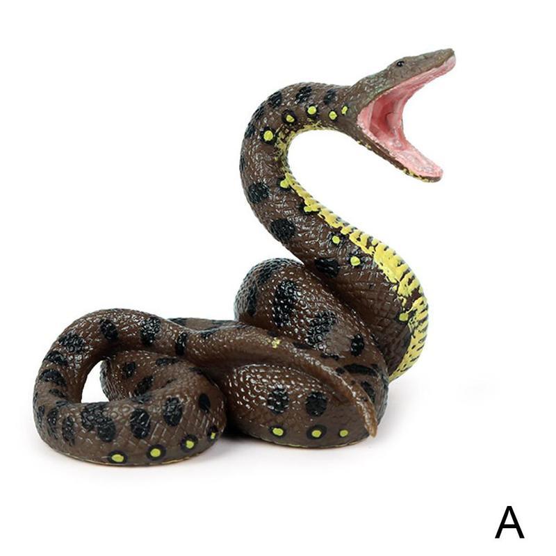 Serpent modèle réaliste enfants jouet réaliste géant jardin Reptile Simulation Simulation serpent modèle Reptile délicat Pran E4Y3: S