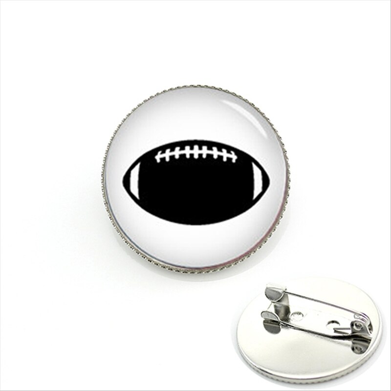 Tafree Strand Volleybal Glas Foto Broches Pins Sport Team Badge Broche Mode Vrouwen Mannen Pin Bal Fans Sieraden KC255: KC393