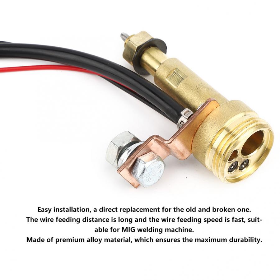 Propane torch MIG Welding Panel Socket Euro Connector Central Adaptor Replacement Conversion Kit Euro Central Connector