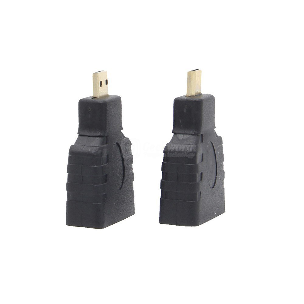 Raspberry Pi 4 Micro HDMI Male to HDMI Female Adapter Extension Adapter Converter for Raspberry Pi 4(2pcs/Lot)