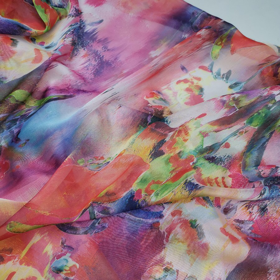Tissu en mousseline de soie 30D pour robe de danse, matériel de Costume pour Cosplay de scène à monter soi-même: D