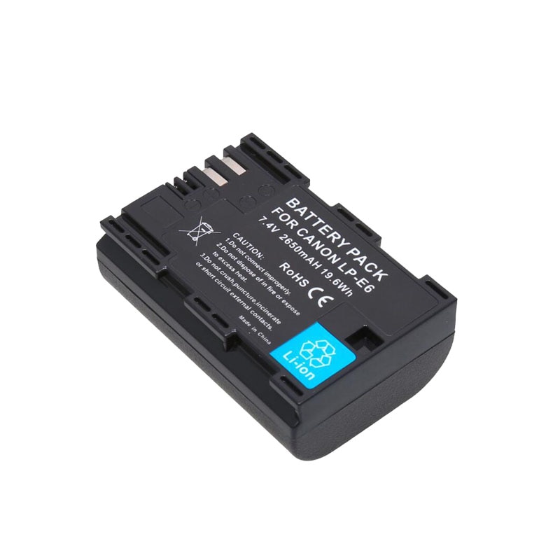 2650 mah lp -e6 digitalkamera oppladbart batteri lp -e6 for canon eos 5d mark  ii 2 iii 3 6d 7d 60d 60da 70d 80d dslr eos 5ds