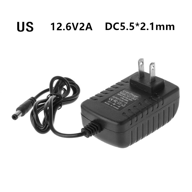 AC 100-240V DC 8.4V 12.6V 16.8V 1A 2A 1000MA Adapter Power Supply 16.8 V Volt charger plug for 18650 lithium Li-ion battery: Khaki