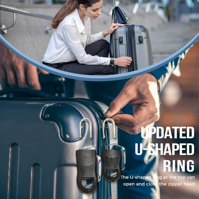 Universal Detachable Zipper Puller Set Elastic for Dress Sweater Pin buckle Leather Bel Sliding Teeth Rescue Sewing Z