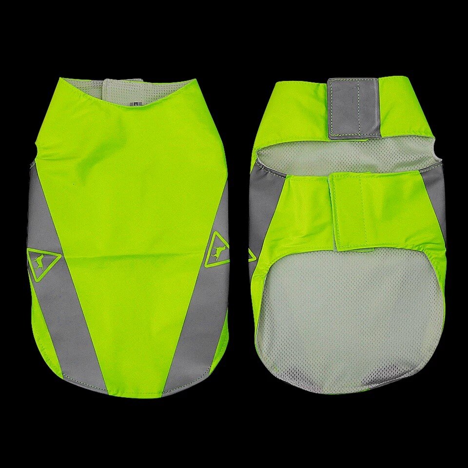 Reflective Dog Vest Clothes High Visibility Small Large Dogs Safety Vests Harness For Outdoor Hiking Walking With Paw