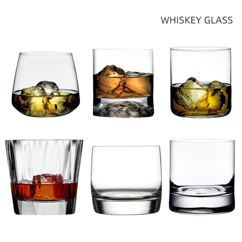 Turkish Lead-free Crystal Whiskey Glass, Home Classical Wine Glass Bar