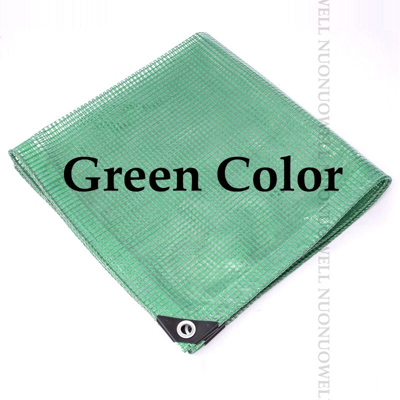 0.3mm Green PE Rainproof Cloth Outdoor Canopy Swimming Pool Shade Net Garden Plants Cover Waterproof Cloth Shading Awning