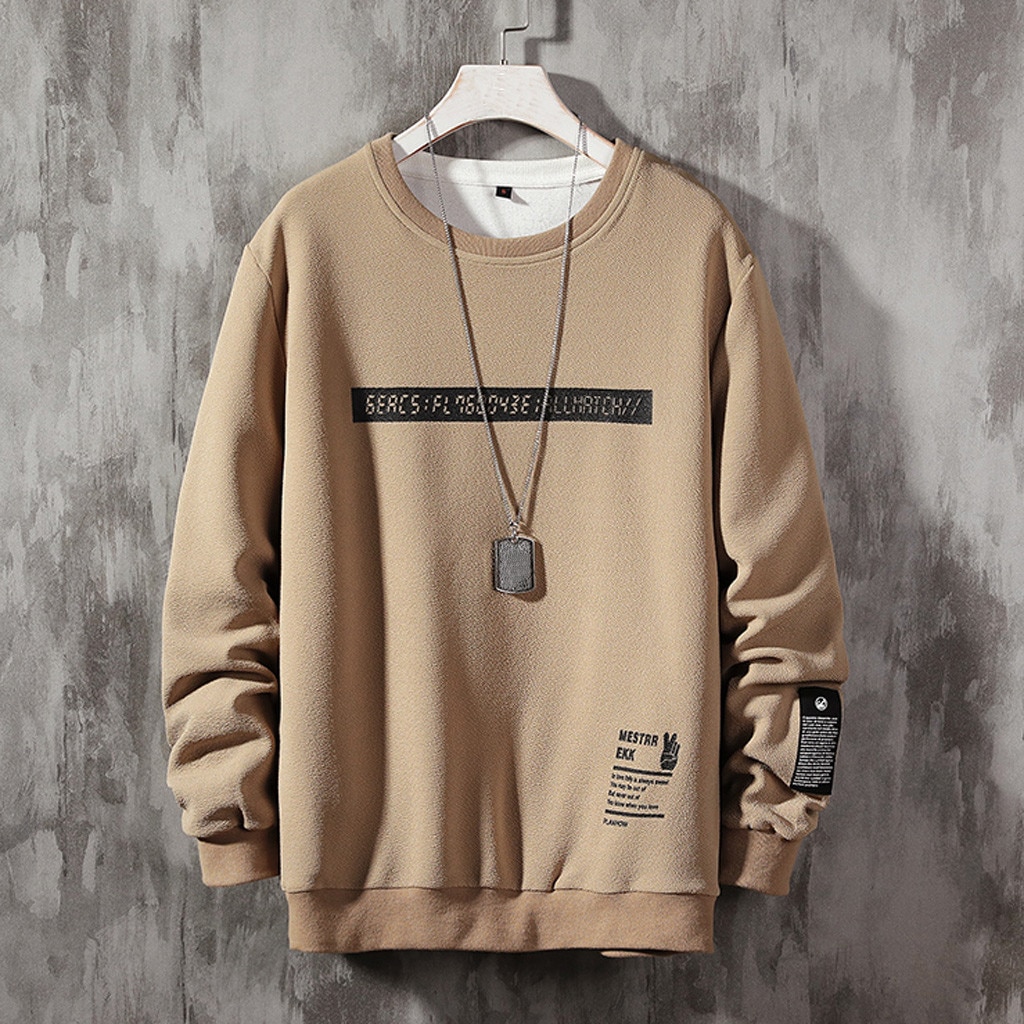 Mannen Sweater sudadera Casual Lange Mouwen Hoodie mannen streetwear Patchwork O-hals Mannelijke Sweatshirt Top sudadera hombre