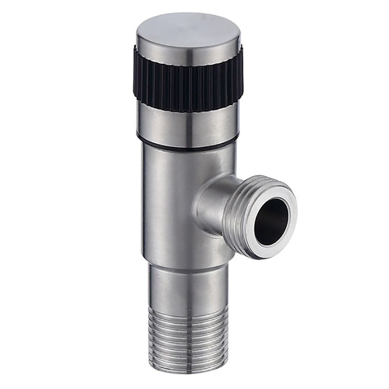 304 Stainless Steel Angle Stop Valve Water Valve Shut Off Quarter Turn Water Sink Bathroom Toilet Kitchen Shower Plumbing DN15