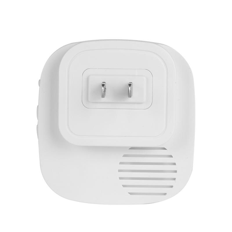 Motion Sensor Alarm Wireless Driveway Alert Home Security System Human body induction doorbell 1 Sensor and 2 Receiver: EU Plug