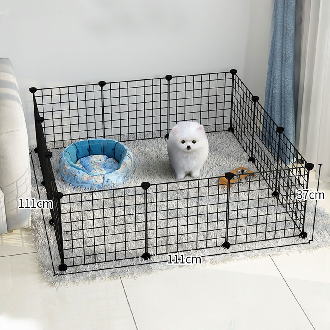 Inklapbare Huisdier Hek Ijzeren Hek Puppy Kattenbakvulling Huis Sport Training Ruimte Hond Levert Konijn Cavia Kooi