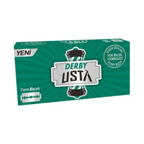 Derby Razor Barcode Derby Master Double Edge Razor 100'lü Facial C... – Grandado