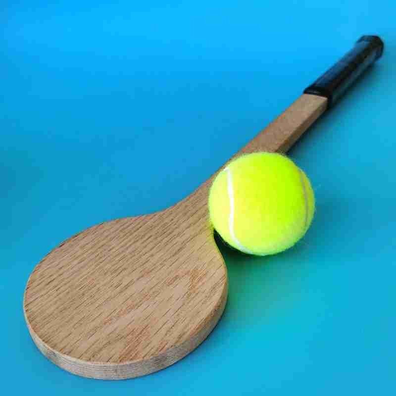 Houten Tennis Lepel Dessert Racket Tennis Pointer Verbeteren Responsiviteit Praktijk Batting Nauwkeurig Hit Houten Tennis Lepel