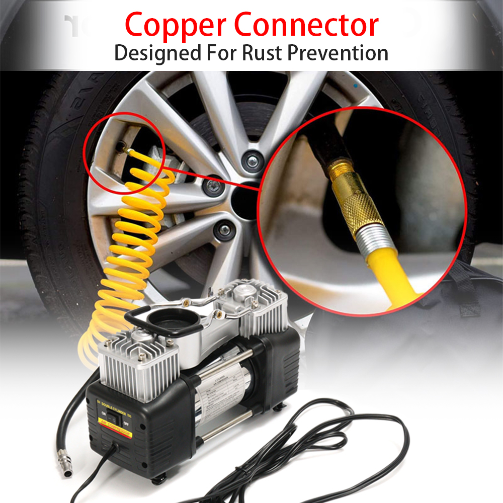 KATSU 451715 Professional Portable Car Air Compressor, 150 PSI 12V 50