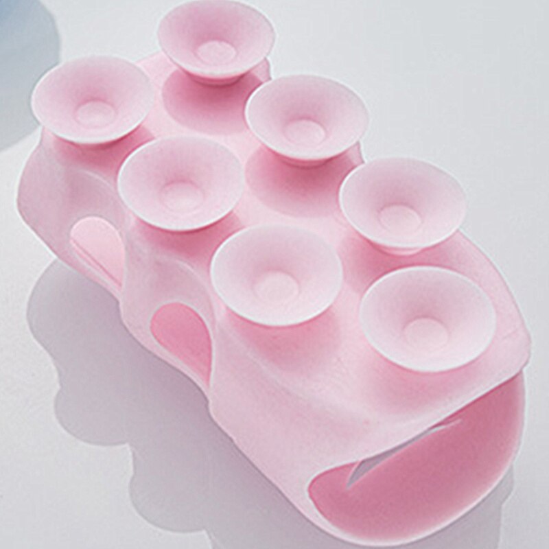 Supporto per soffione doccia ventosa riutilizzabile durevole rimovibile doccia in silicone supporto per bagno portatile supporto per cremagliera a parete