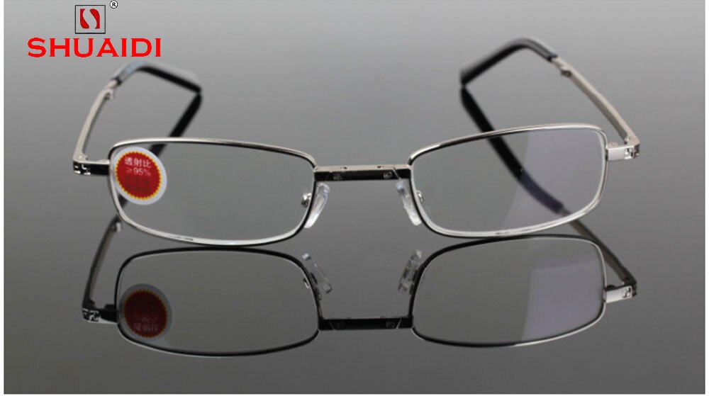 High-End Folding Reading Glasses Men Women Ultra-Light Portable Spectacles Glass Lens +0.75 +1 +1.25To +4