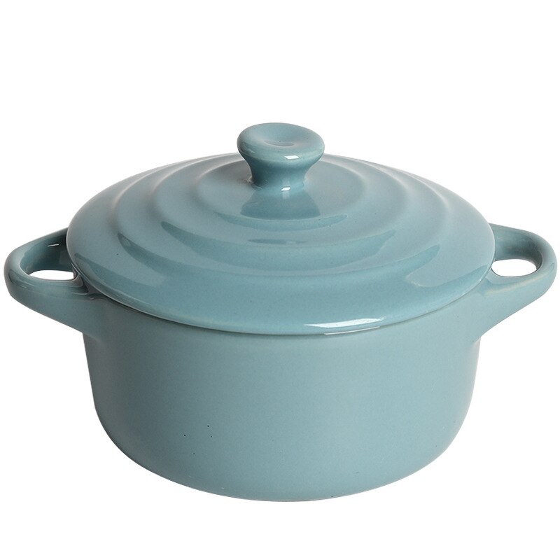 Waterproof Stew Pot Ceramic Soup Pot with Lid Binaural Stew Pot Household Children's Bird's Nest Steamed Egg Special Stew Bowl