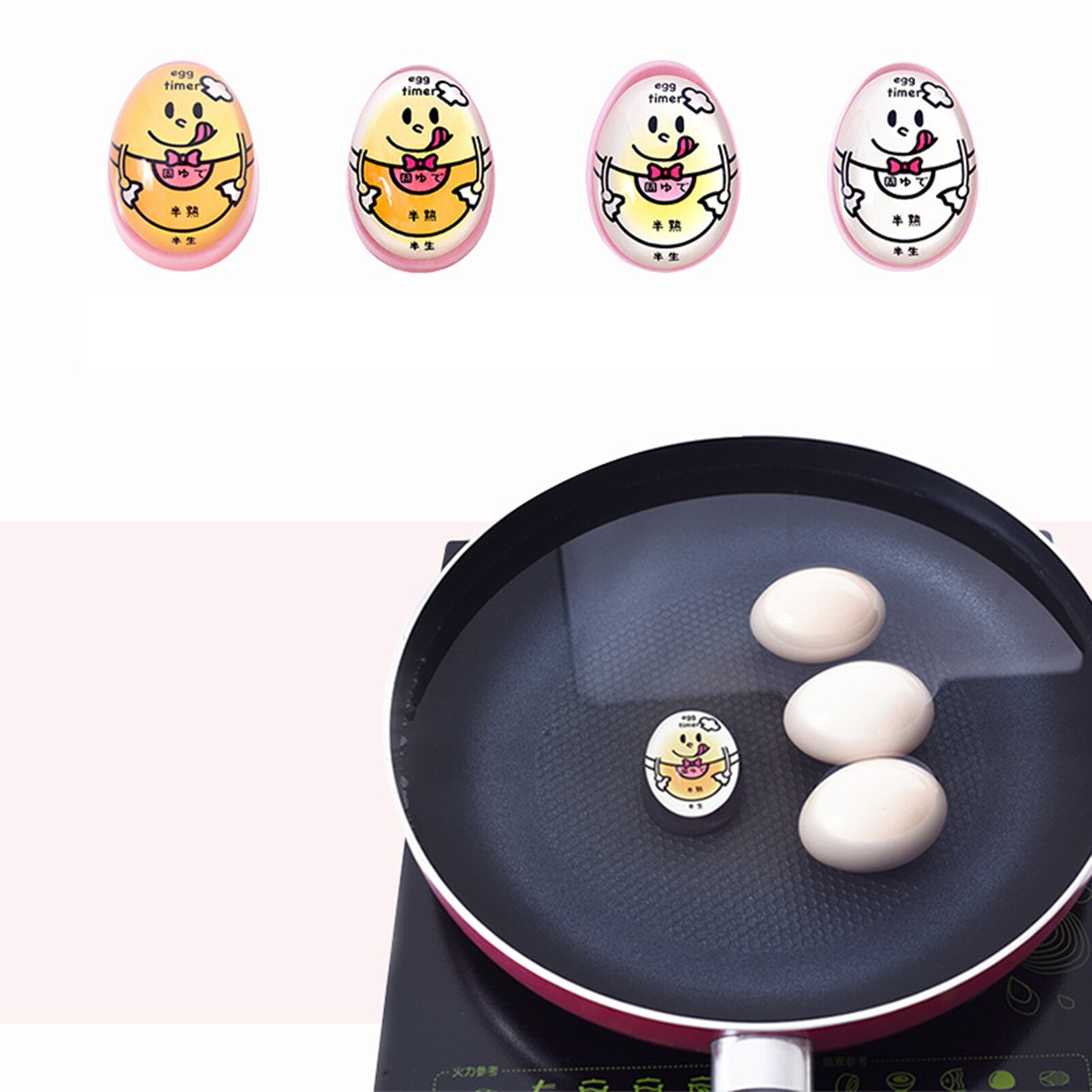 Egg Timer Practical Safe Kitchen Timing Tool For Soft-boiled Egg Artifact Spring Egg Boiled Egg Artifact