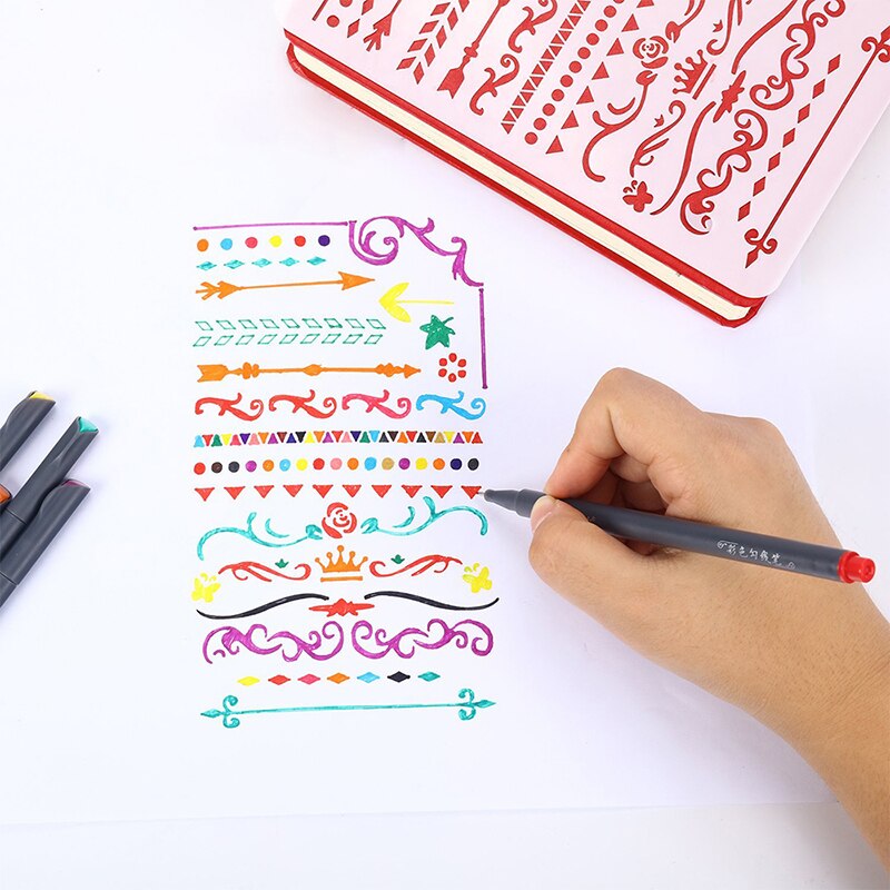 60/100PCS Colorful Neutral Marker Pen Fineliner Pens For School Office Pen Set Kawaii Ink Pen Art Supplies Cute