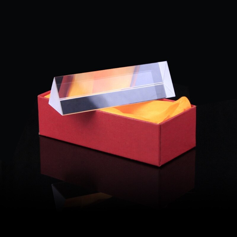 k9 Optical Glass Triangular Prism Crystal Light Spectrum Physics Teaching Photo Rainbow Learning
