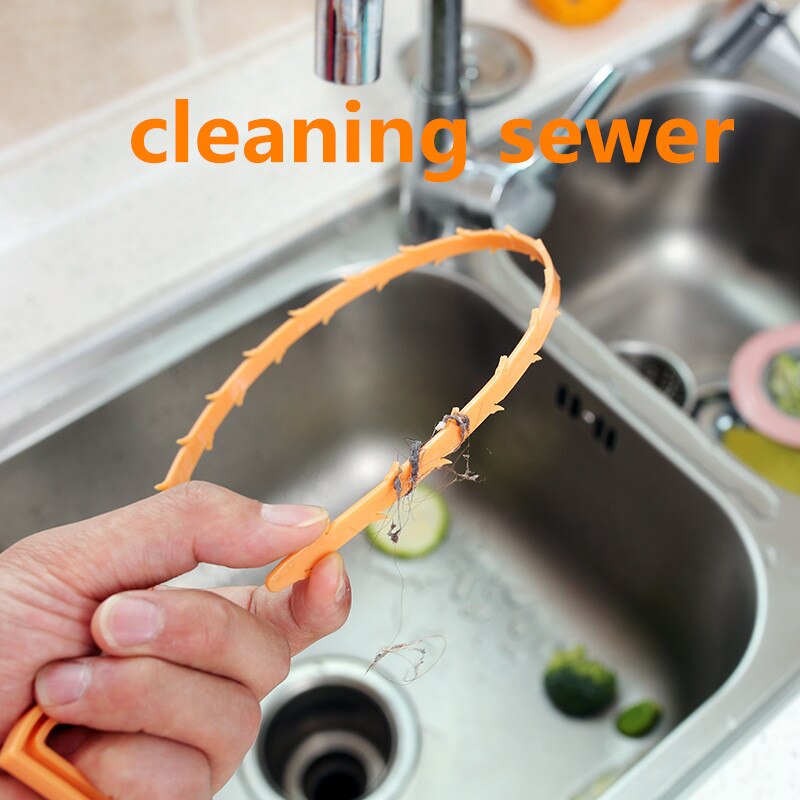 Hair Cleaning Removal Sink Pipe Drain Cleaner Pipe... – Vicedeal
