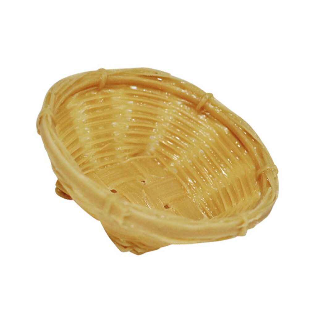 1Pc Children Resin Basket Simulation Mini Basket Home Desktop Adornment: Default Title