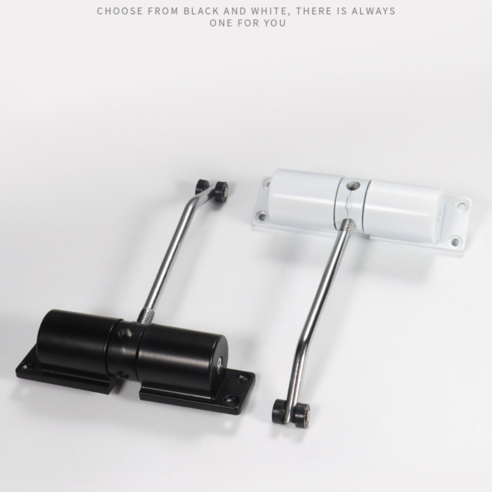 Home Office Spring Gate With Screws Low Noise Heavy Duty For Residential Automatic Door Closer Security Hardware Zinc Alloy