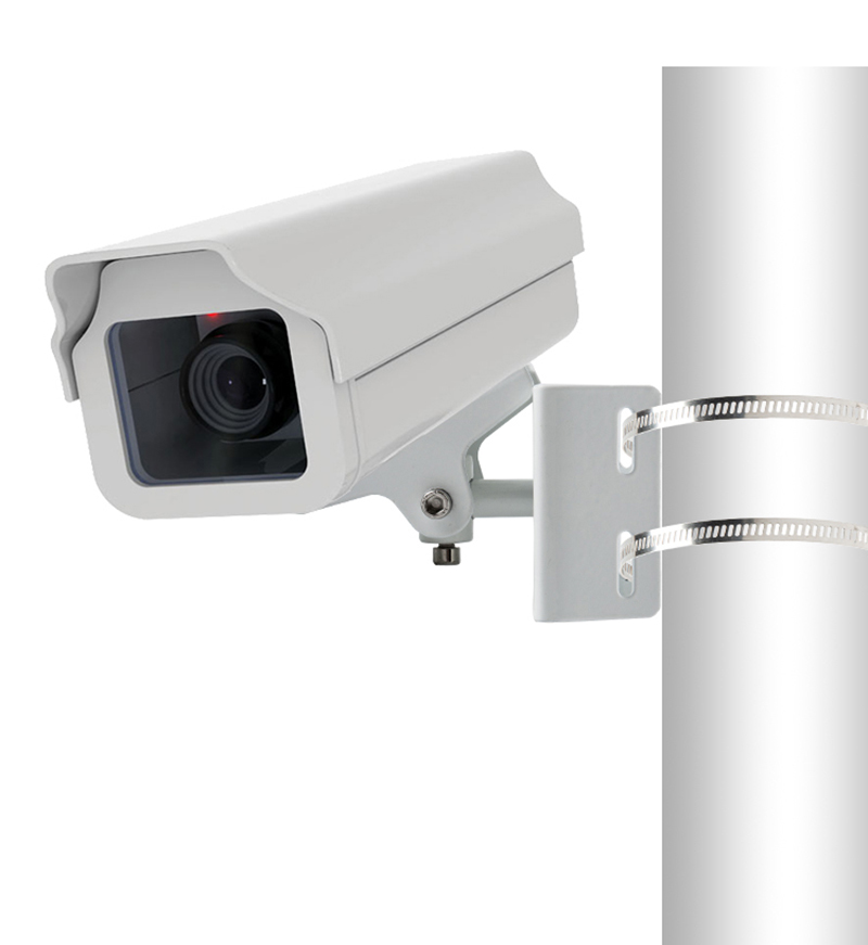 Indoor Outdoor Multi-Angle Adjustment Security CCTV Camera Holder Stand Support Metal Hoops Cross Arm Mount Pole Mount Bracket