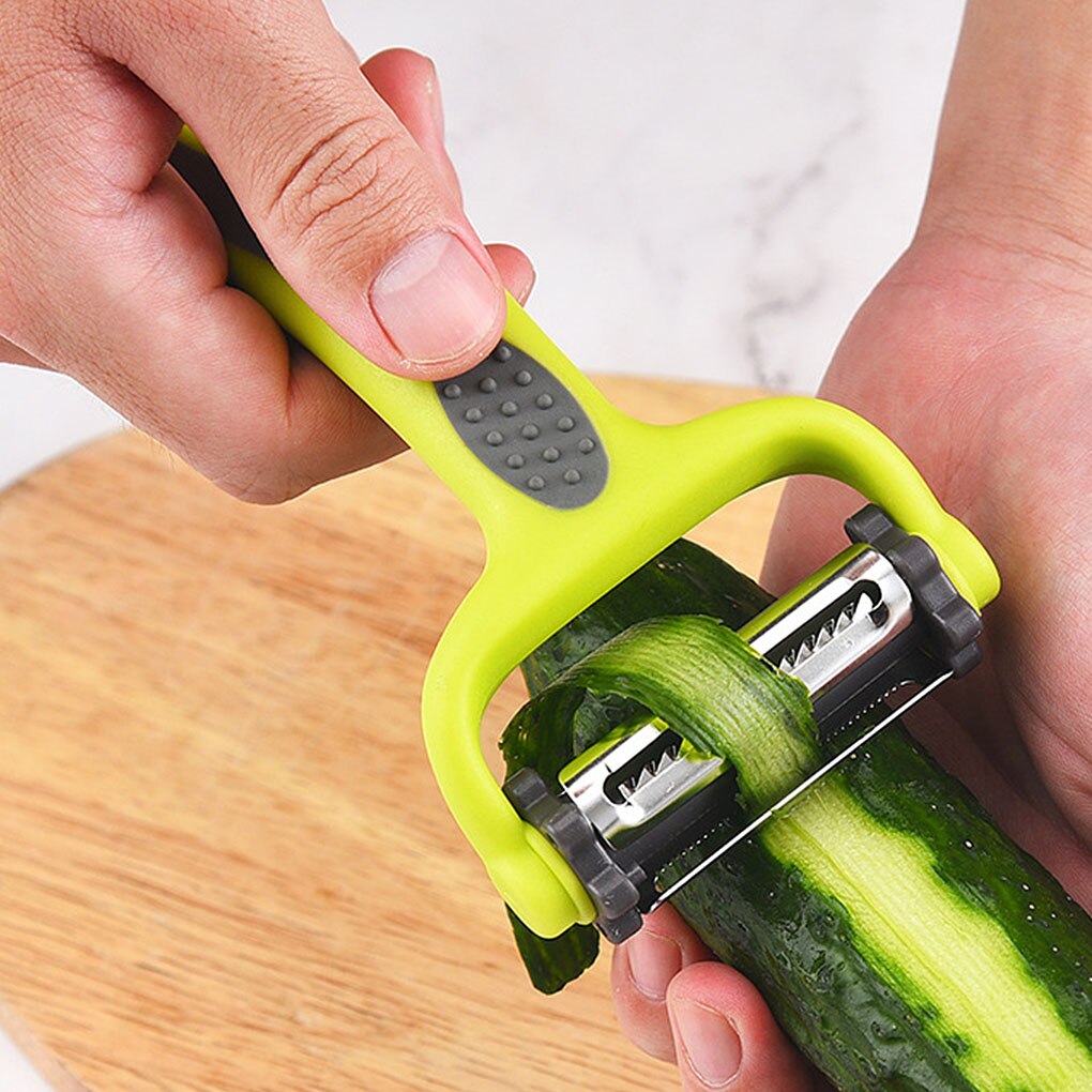 1Pcs 3 in 1 Vegetable Peeler-Citrus Fruit Peeler for Orange Lemon Cocktails - Carrot and Potato Peeler