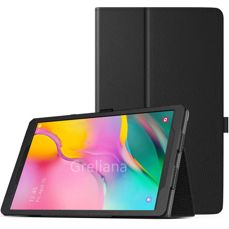 For Samsung Galaxy Tab A7 10.4 Case,Flip Leather Stand Tablet Cover for Samsung Galaxy Tab A7 10.4&quot;SM-T500 T505 T507 Case: black