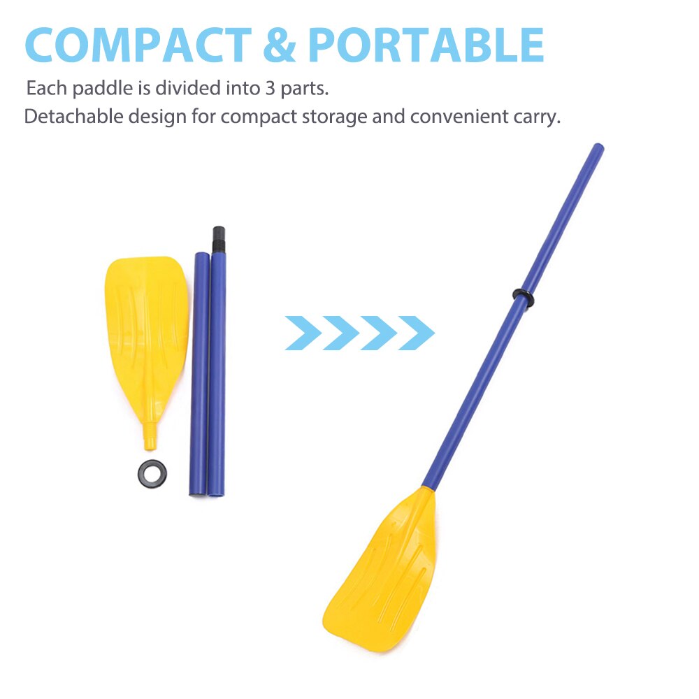 120cm Kayak Paddles ABS Lightweight Paddles Detachable Kayaking Paddles Rowing