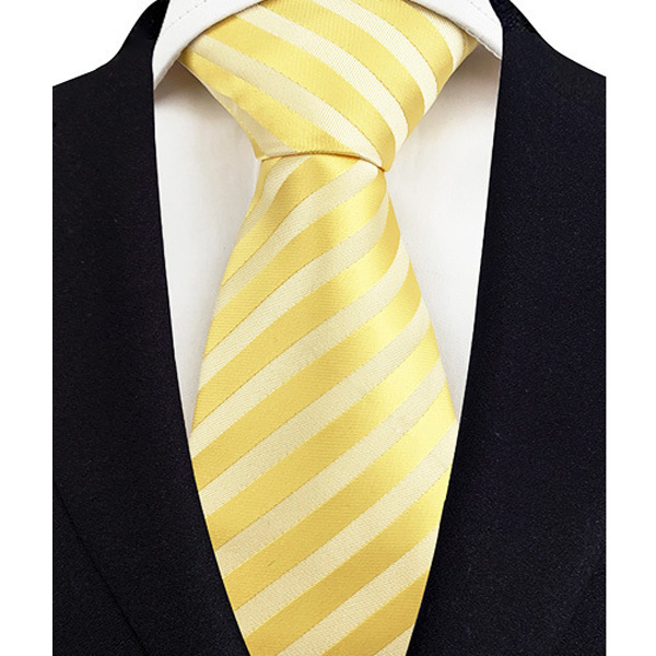 Gravata masculina luxuosa de 8cm, cor amarela, listras, gravatas sólidas para homens, noivo, jacquard, tecido, gravata de pescoço para negócios, festa de casamento: Verde