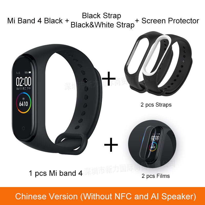 Xiaomi Miband Xiaomi Mi Band 4 Smart Wristbands Miband 4 Bracelet Heart Rate Fitness 135mAh Color Bluetooth 5.0