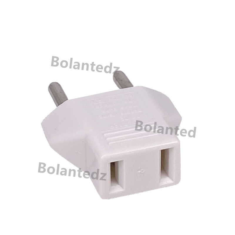 US Travel Adapter Euro To Mexico Canada US Electrical Socket Power Adapter EU To CA MX US Sockets AC Plug Converter Outlet: SKY BLUE