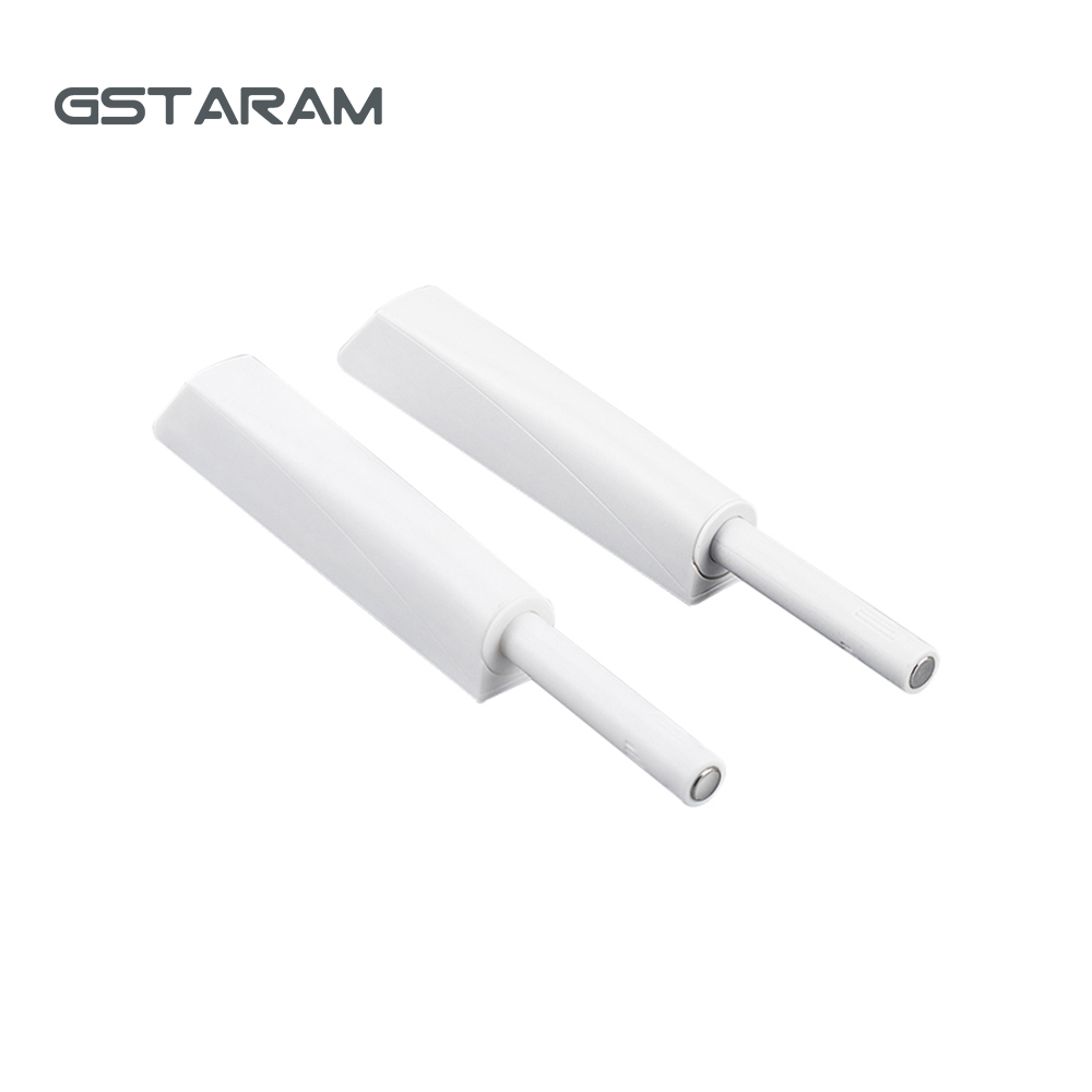 4Pcs Onzichtbare Kast Vangsten Magnetische Push To Open Kast Lade Deur Touch Stop Demper Klink Touch Release Buffer Trekt
