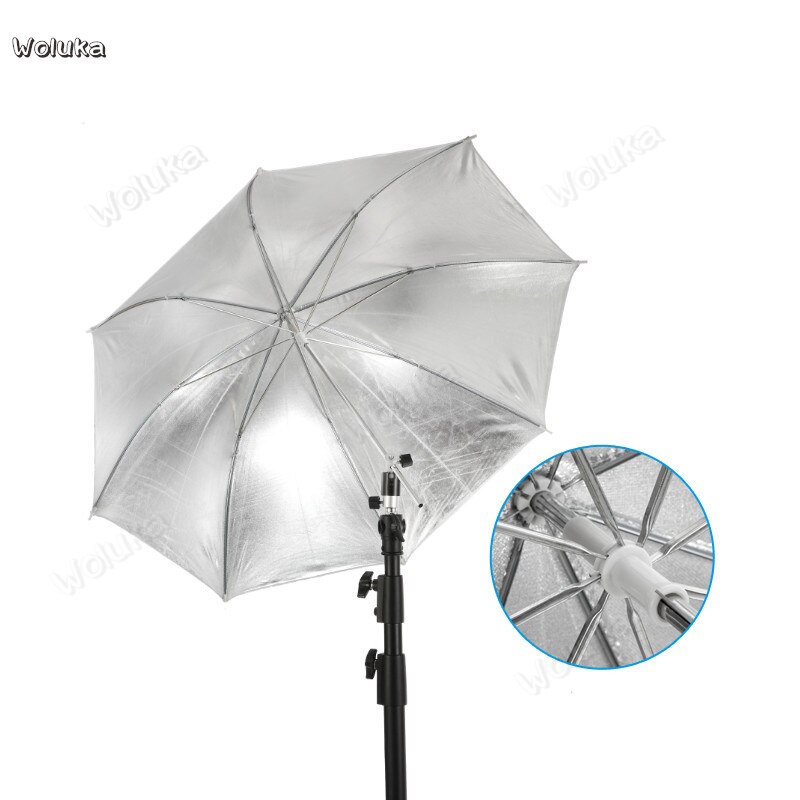 40 pouces parapluie réfléchissant extérieur noir argent monocouche studio lampe top flash photographie photo parapluie CD50 T07