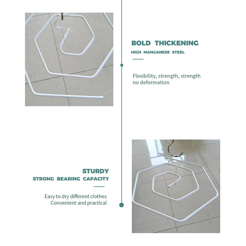 Drying Rack Spiral Shaped Hanger Rotating Storage Stable durable Rack Quilt Blanket Rack vertical