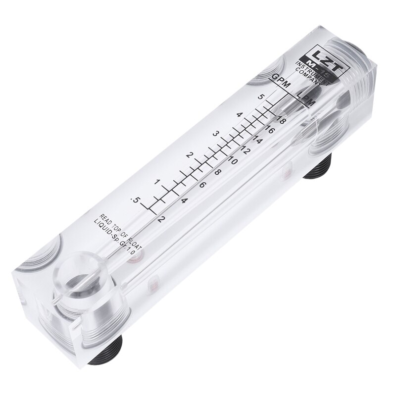 0.5-5 GPM 2-18 LPM Water Flow Panel Mount Type Flowmeter