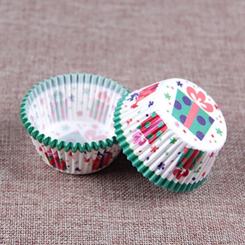 100PCS/Set Muffin Cupcake Cups Cake Forms Cupcake Liner Baking Muffin Box Cup Case Party Tray Cake Mold Decorating Tools