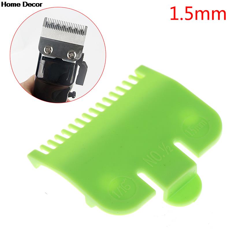 Guía de corte para hombres, peine verde de 1,5mm, Kit de herramientas de corte de pelo, accesorios limitados, diferentes estilos, 1 ud.
